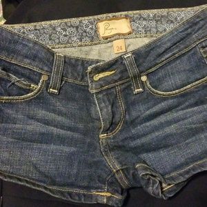 Paige shorts size 24